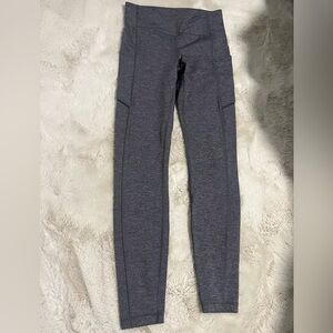 Lululemon HR leggings grey with pockets